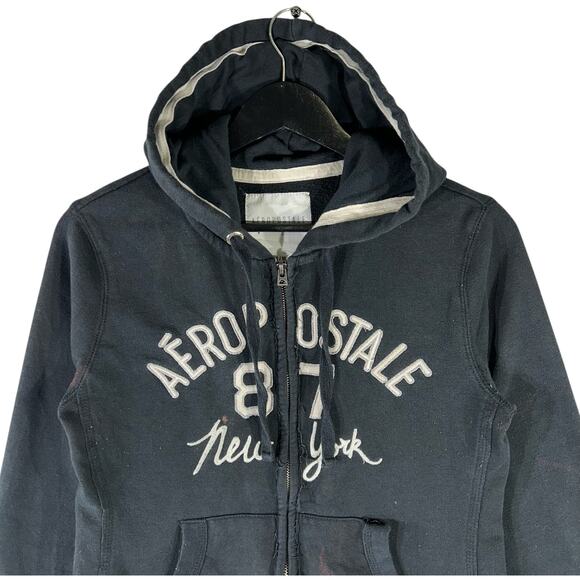 Women's Aeropostale Spellout Full Zip Hoodie - Picture 2 of 8